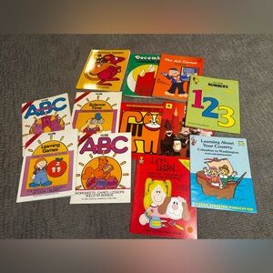 Lot Of VTG Monday Morning And More Workbooks 1983 And More Education School Book